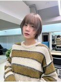 似合わせカットショートヘア[表参道ダブルカラーケアブリーチ]