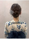 【浴衣着付け＋ヘアセット】新宿/新宿駅/着付け/早朝/夏祭り