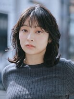 エス ヘア サロン(S. HAIR SALON)&nbsp;レイヤーミディ×ニュアンスウェーブ