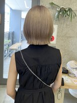 シロ 大名2号店(SiLO)&nbsp;透明感ミルクティーベージュ×大人ミニボブ