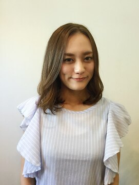 ヘア キィー(hair key) 前下がりミディアムボブ