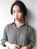 モリオ フロム ロンドン サッポロファクトリー店(morio FROM LONDON)&nbsp;【morio】2019秋冬大人かわいい黒髪小顔ショートボブ