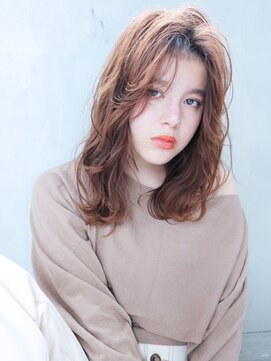 アイティー バイ アルバム 浦和店(IT by ALBUM) ラフミディアム_オリーブカラーハイライトカラー_36674