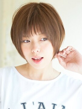 マイラ 銀座(myla) ミニボブマッシュヘアのおしゃれショート