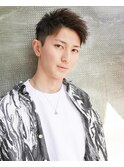 ハイウエイトアップバングスタイル