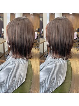 ヘアーサロン リバース(Hair Salon Rebirth) 【防府/Rebirth】グレージュ×オレンジ