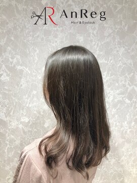 アンレッグ(AnReg) 【アンレッグ】ふんわりミディアムヘア