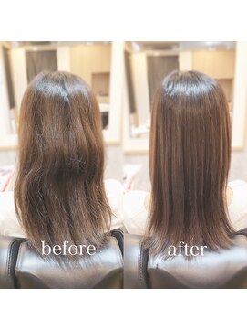 リアン 四条大宮店(Lien) 『髪質改善』ストレートエステ（縮毛矯正）（リタッチ可）