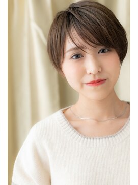 モッズヘア 上尾西口店(mod's hair) 斜めバング大人かっこいい小顔束感ショートZ上尾20代30代40代