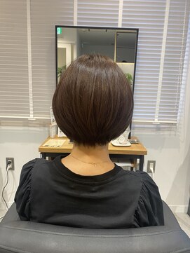 オールマイティービューティーモア(ALLMYTEA Beauty more+) 大人かわいい美髪アッシュグレージュ艶ショートカット[大宮駅]