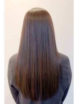 キラク(kirak) 【髪質改善】美髪ストレート×ナチュラルブラウン