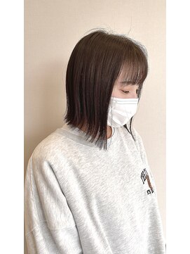ルシードスタイルサワ(LUCIDO STYLE sawa) 20代30代40代前下がりストレート大人ボブリップライン