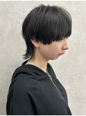 【中西里美】マッシュウルフ×黒髪