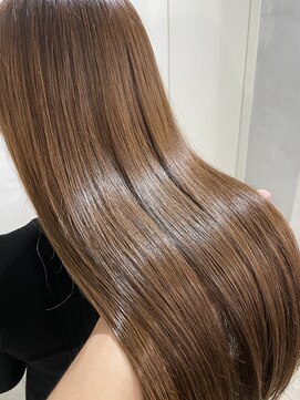 デューヘアー(due hair) シルキーベージュ/髪質改善ツヤ髪スタイル【due hair 砂川 翔】