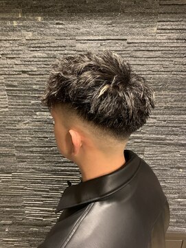 ヒロギンザ 恵比寿店(HIRO GINZA) ツーブロックビジネスショートフェードスパイラルツイストパーマ