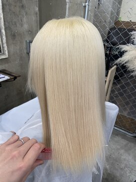 ヘアカロン 熊本本店(Hair CALON) 抜きっぱなしブロンド／ハイトーン／韓国
