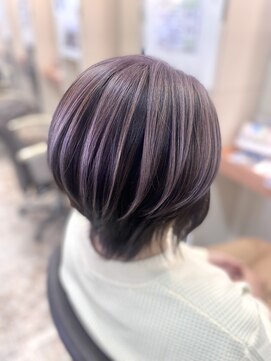 ウィズ ANNEX店(With) 【with annex店 稲田】ショートボブ×アンブレラカラー