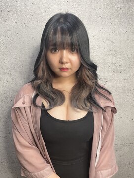 スライバイリアオオサカ(Sly By Ria OSAKA) インナーカラーグレー【梅田】【大阪】