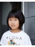 【キッズ】【女の子】前下がりボブ