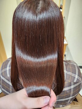 テラスヘア 長岡(TERRACEhair) 「驚きの艶感!自然なストレート髪」