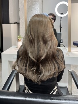 ブレンド 渋谷(BLend) 前髪アンブレラカラーこなれミディイメチェンウェーブパーマ