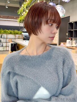 オーブ ヘアー ウィング 水沢店(AUBE HAIR wing) 20代・30代_小顔見せコンパクトショート