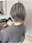 20代30代ダブルカラーブリーチ立体感グラデーション透明感