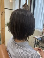 ニコ 四街道(nico)&nbsp;毛量多くてもOK◎ ミニボブくびれヘア アッシュグレージュ