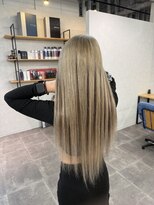 エル オオサカ 心斎橋店(L. OSAKA) ミルクティーベージュカラー/シールエクステ/エフェクトブリーチ