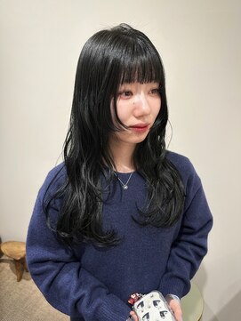 セーヌアワー(CEINE OUR) 三軒茶屋【CEINEOUR】ロングレイヤー×ダークグリーンカラー