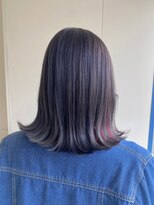 カシェ リタ ヘアー(CACHE'&RITA HAIR)&nbsp;ボブ◯外ハネ◯イヤリングカラー◯ピンク◯グレージュ