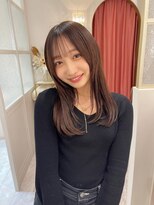 ランド 原宿表参道(LAND)&nbsp;前髪カットが可愛い☆髪質改善☆ベージュ透明感カラー