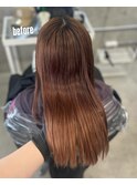 ブリーチなしビフォーアフターで見るラベンダーグレージュ