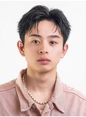 韓国センターパートコンマバングフェザーパーマニュアンスパーマ