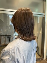 エルサフィロ ヨドヤバシ(el zafiro yodoyabashi) 外ハネロブ ヘーゼルベージュ