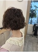 ボブパーマはかわいい！くるくるパーマ