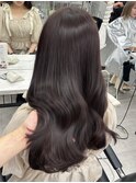 ラベンダーグレージュ  ラベンダーカラー  透明感カラー