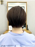 襟足すっきりショートボブ浦和美容室ARTS荒巻充埼玉カットうまい