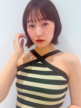 ソア 並木坂(Soa) くびれボブ/熊本/ボブ/暗髪カラー/Minori