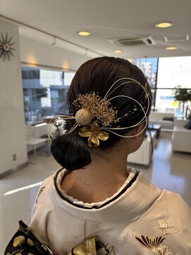 イメージア 20代/セミロング/ヘアセット/オリーブカラー/30代40代50代