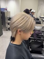 ハイプ 名古屋栄(HYPE)&nbsp;ホワイトベージュ×エンドカラー(名古屋/栄/メンズ)