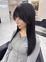 アリープアウル(ALEAP owl)&nbsp;ナチュラルストレート/顔まわりカット/レイヤーカット