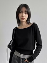エイチ ウルフカット 大阪梅田(811)&nbsp;50代ハンサムショートショートバレイヤージュクラゲヘアパーマ
