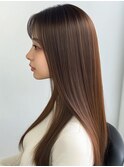 【庄内/髪質改善】30代 グレージュ艶ツヤ美髪ロング
