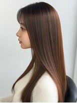モードケイズ ラ ヴィ ベル(MODE K's la vie belle) 【庄内/髪質改善】30代 グレージュ艶ツヤ美髪ロング