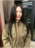 20代30代◎透明感チョコレートブラウンロングレイヤー