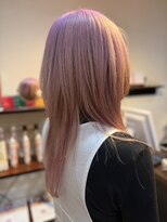 ヘアデザイン アーティーズ(Hair design Artyz)&nbsp;淡いピンクカラー