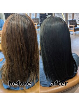 モンド ヘアクリエーション 下荒田店(monde hair creation) 【monde】before × after × 髪質改善