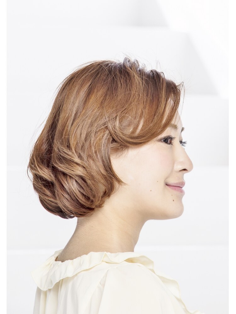 美人　知的 Luce】知的美人度高め☆ナチュラルボブ：L001018558｜ルーチェ 溝の口(Luce)のヘアスタイル｜ホットペッパービューティー