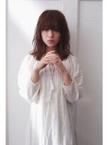 マウロア(MAULOA) 【MAULOA】素肌感 透明感のゆる巻き ミディアム